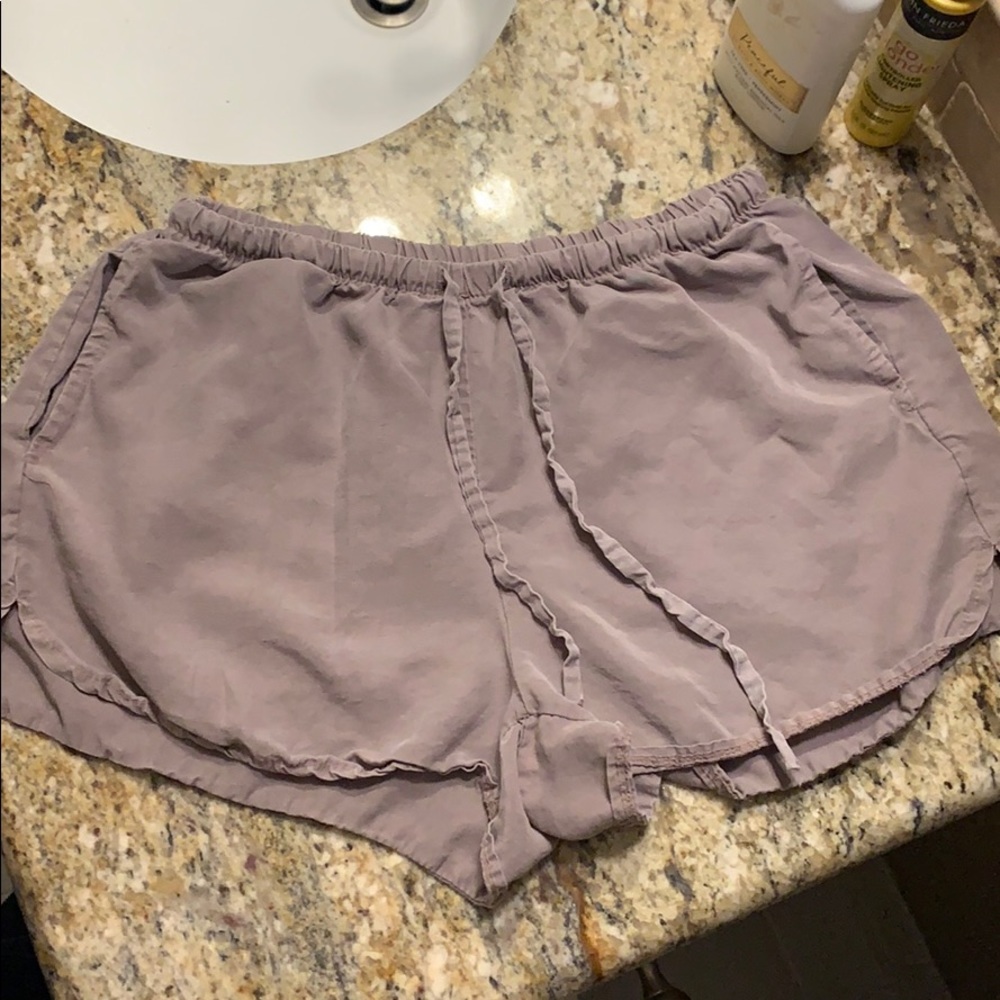 Brandy Melville John Galt Purple Lounge Shorts